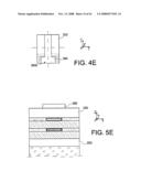 Production of a Transistor Gate on a Multibranch Channel Structure and Means for Isolating This Gate From the Source and Drain Regions diagram and image