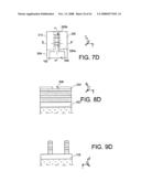 Production of a Transistor Gate on a Multibranch Channel Structure and Means for Isolating This Gate From the Source and Drain Regions diagram and image