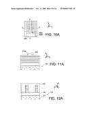 Production of a Transistor Gate on a Multibranch Channel Structure and Means for Isolating This Gate From the Source and Drain Regions diagram and image