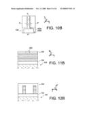 Production of a Transistor Gate on a Multibranch Channel Structure and Means for Isolating This Gate From the Source and Drain Regions diagram and image