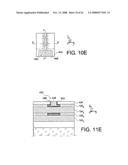 Production of a Transistor Gate on a Multibranch Channel Structure and Means for Isolating This Gate From the Source and Drain Regions diagram and image