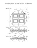 Solid state imaging device, semiconductor wafer, optical device module, method of solid state imaging device fabrication, and method of optical device module fabrication diagram and image