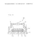 Solid state imaging device, semiconductor wafer, optical device module, method of solid state imaging device fabrication, and method of optical device module fabrication diagram and image