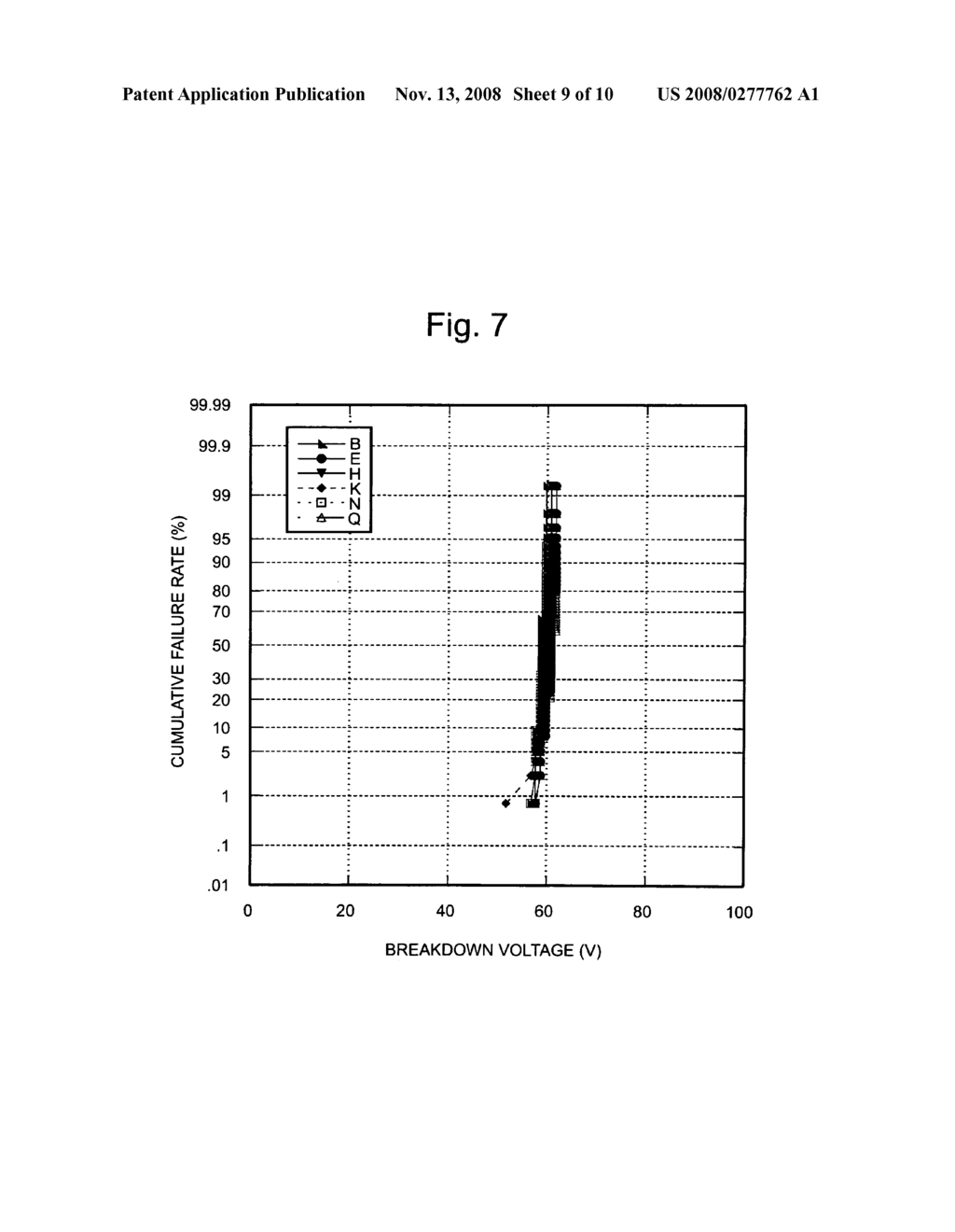 Semiconductor device including capacitor including upper electrode covered with high density insulation film and production method thereof - diagram, schematic, and image 10