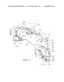 Locking Mechanism for a Folding Top Compartment Cover of a Convertible diagram and image