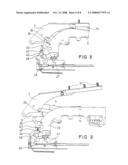 Locking Mechanism for a Folding Top Compartment Cover of a Convertible diagram and image