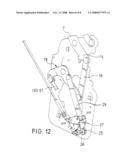 Locking Mechanism for a Folding Top Compartment Cover of a Convertible diagram and image