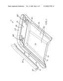 Composite seat back frame diagram and image