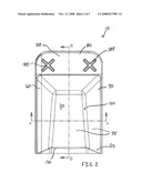 Composite seat back frame diagram and image