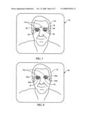 System and method for adjusting perceived eye rotation in image of face diagram and image