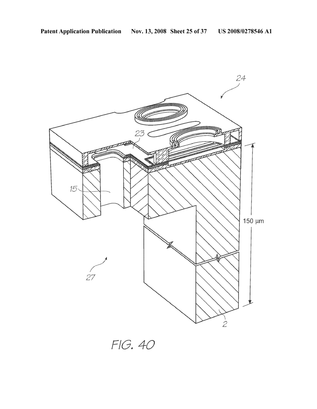 PRINTHEAD WITH TURBULENCE INDUCING FILTER FOR INK CHAMBER - diagram, schematic, and image 26