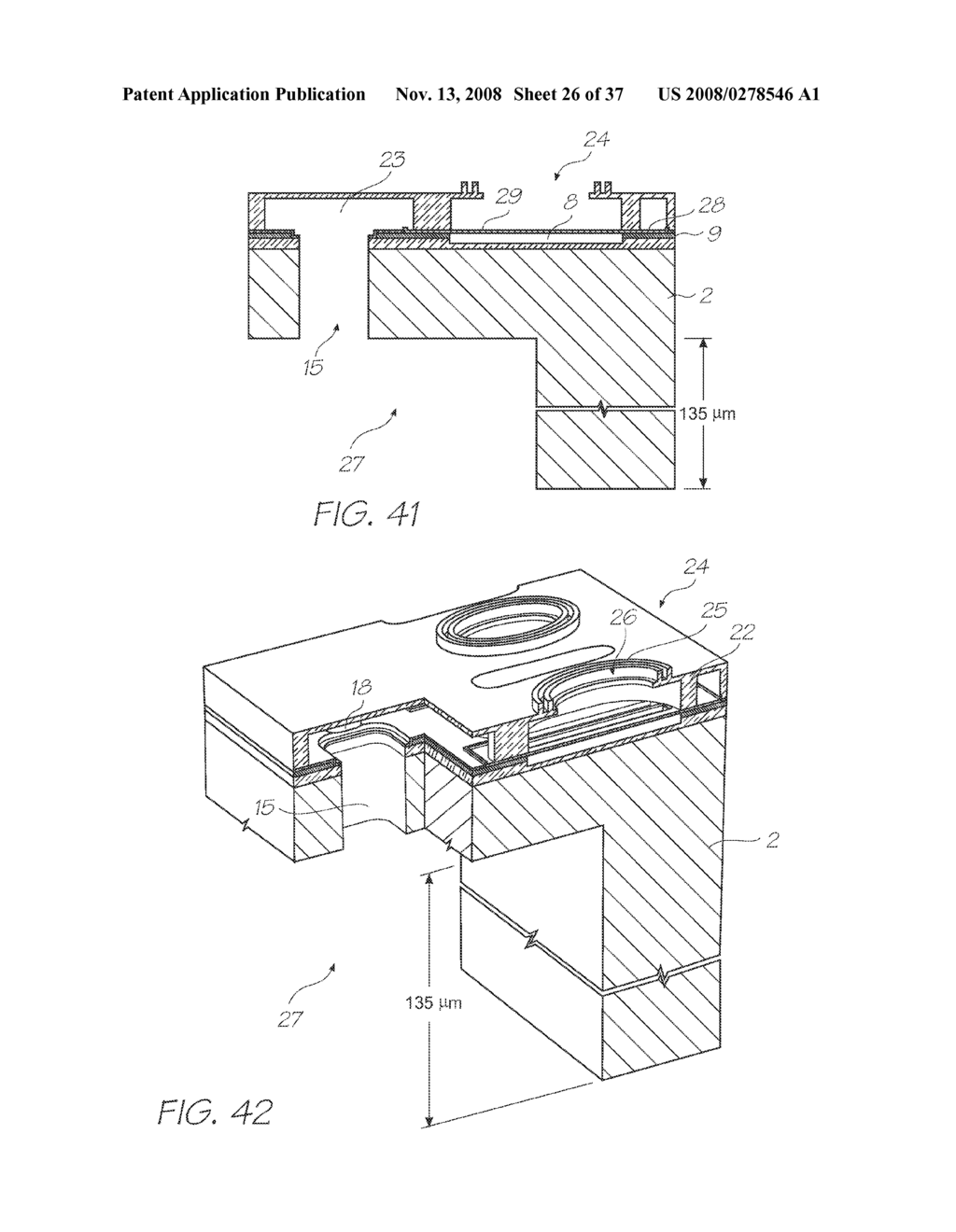 PRINTHEAD WITH TURBULENCE INDUCING FILTER FOR INK CHAMBER - diagram, schematic, and image 27