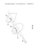 Single-lens, single-sensor 3-D imaging device with a central aperture for obtaining camera position diagram and image