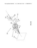 Single-lens, single-sensor 3-D imaging device with a central aperture for obtaining camera position diagram and image