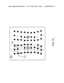 Single-lens, single-sensor 3-D imaging device with a central aperture for obtaining camera position diagram and image