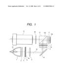 Optical unit, video display apparatus, and color switching method diagram and image