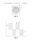 Registration method using sensed image marks and digital realignment diagram and image