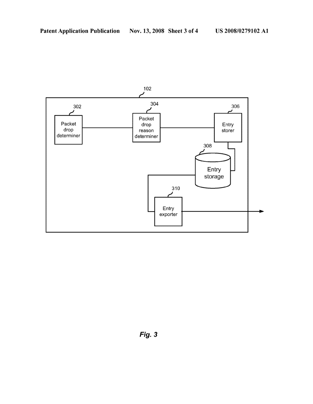 PACKET DROP ANALYSIS FOR FLOWS OF DATA - diagram, schematic, and image 04