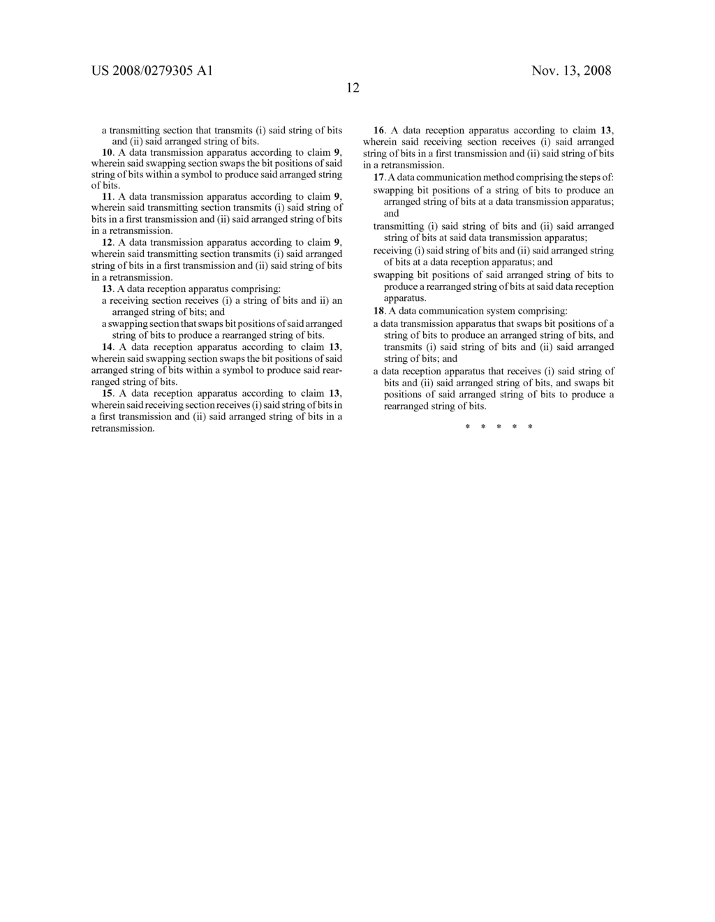 RADIO TRANSMITTING APPARATUS, RADIO RECEIVING APPARATUS, AND M-ARY MODULATION COMMUNICATION SYSTEM - diagram, schematic, and image 28