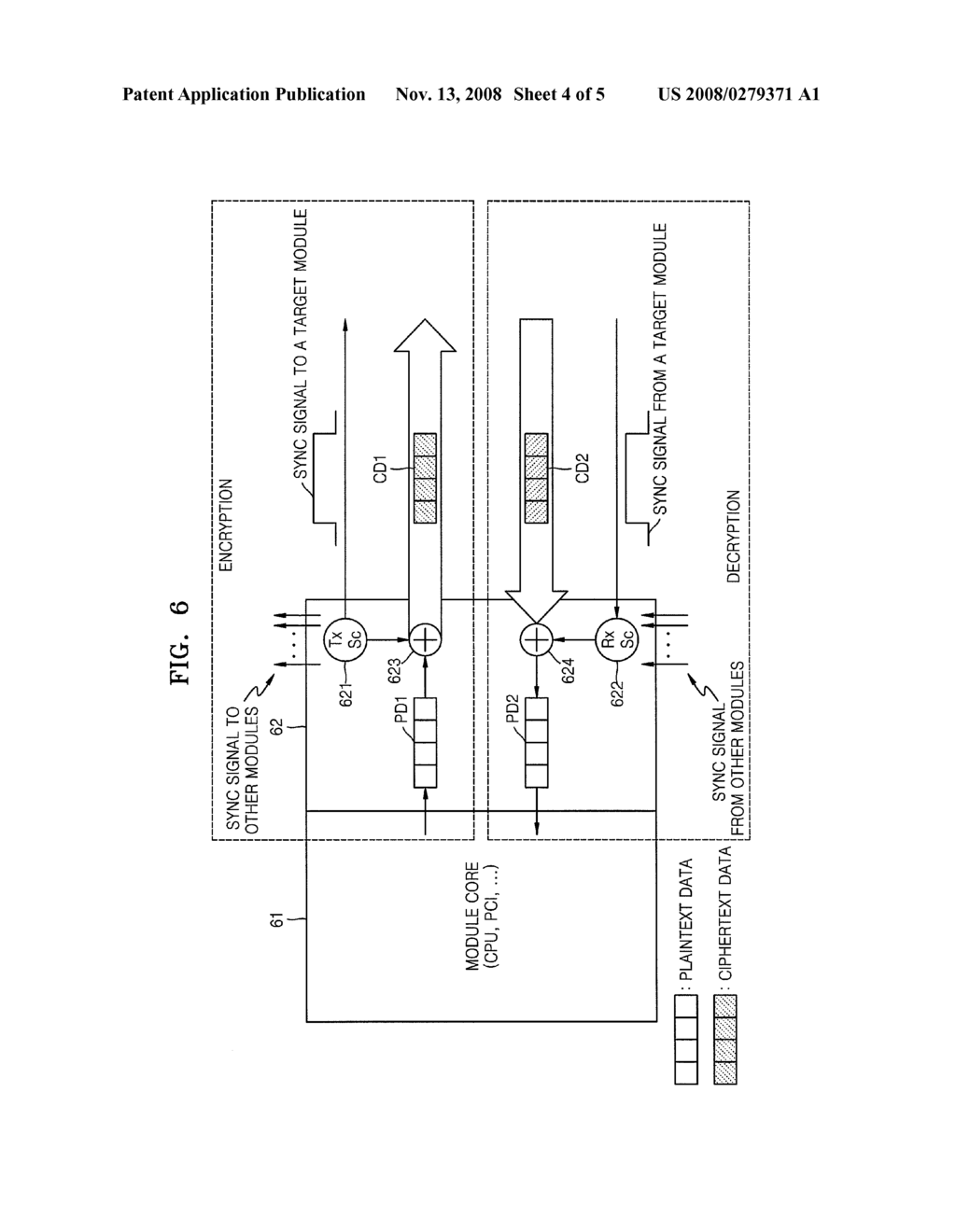 METHODS OF ENCRYPTING AND DECRYPTING DATA AND BUS SYSTEM USING THE METHODS - diagram, schematic, and image 05