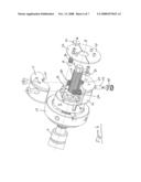 Quick-adjust draw rod positioning nut diagram and image