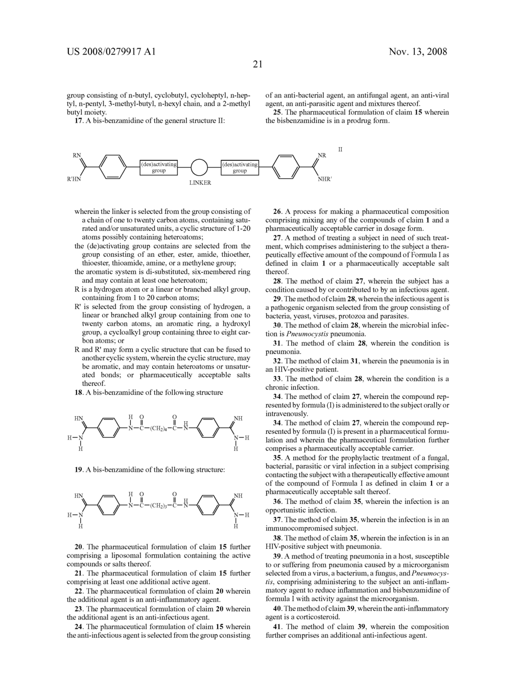 Bisbenzamidines for the Treatment of Pneumonia - diagram, schematic, and image 22