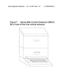 Varroa mites control entrance (VMCE) diagram and image