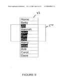 DEVICE AND SYSTEM FOR SELECTIVE WIRELESS COMMUNICATION WITH CONTACT LIST MEMORY diagram and image