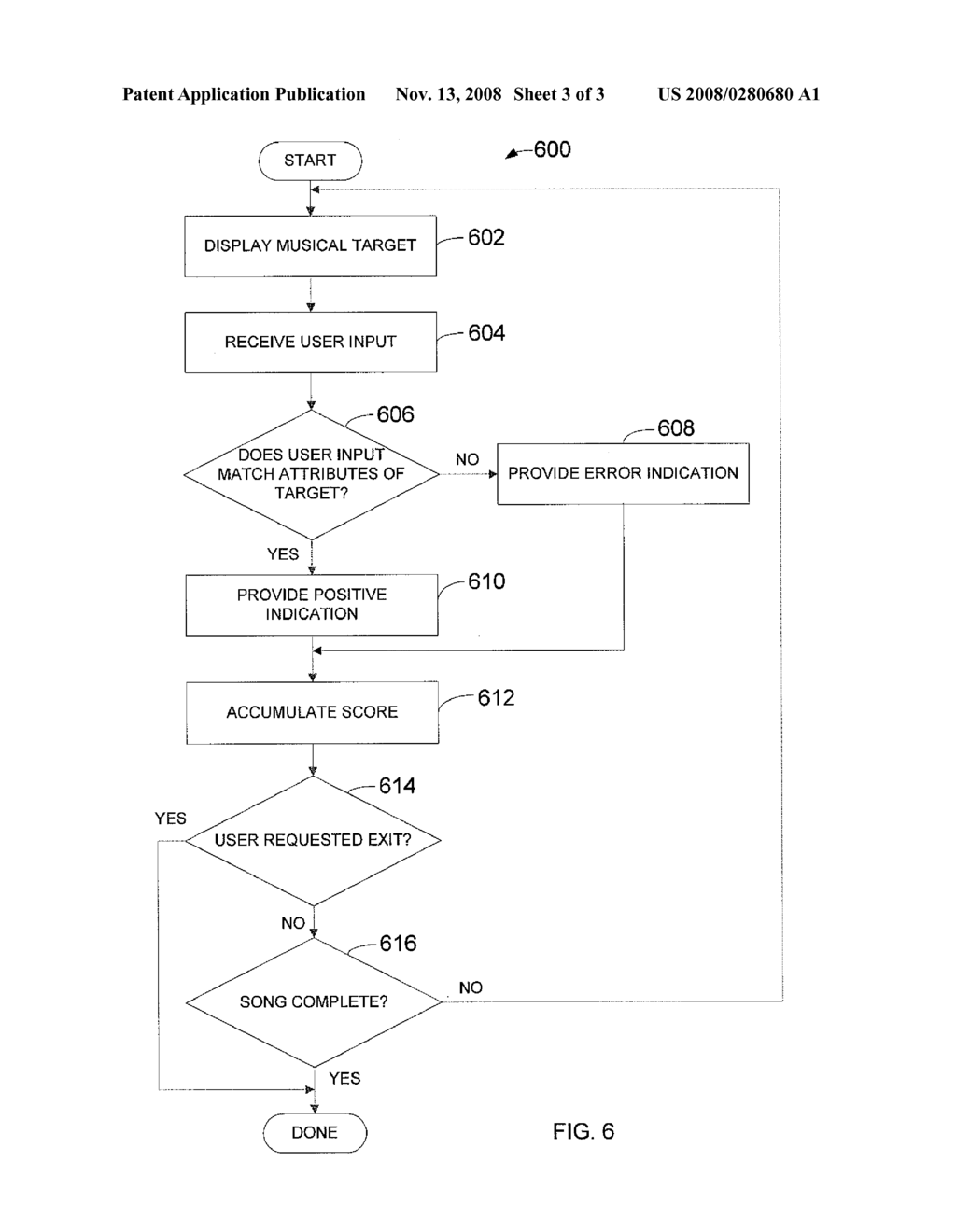 SYSTEM AND METHOD FOR USING A TOUCHSCREEN AS AN INTERFACE FOR MUSIC-BASED GAMEPLAY - diagram, schematic, and image 04