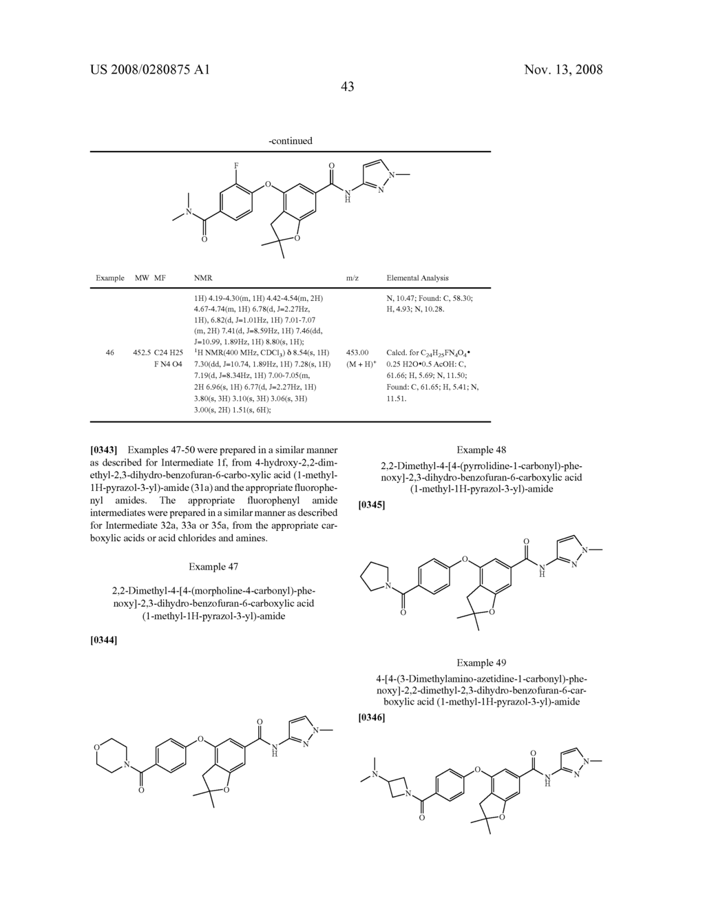 FUSED PHENYL AMIDO HETEROCYCLIC COMPOUNDS - diagram, schematic, and image 44