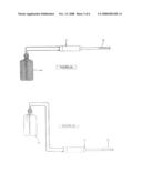 Elevated coupling liquid temperature during HIFU treatment method and hardware diagram and image