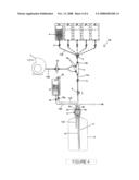 Elevated coupling liquid temperature during HIFU treatment method and hardware diagram and image