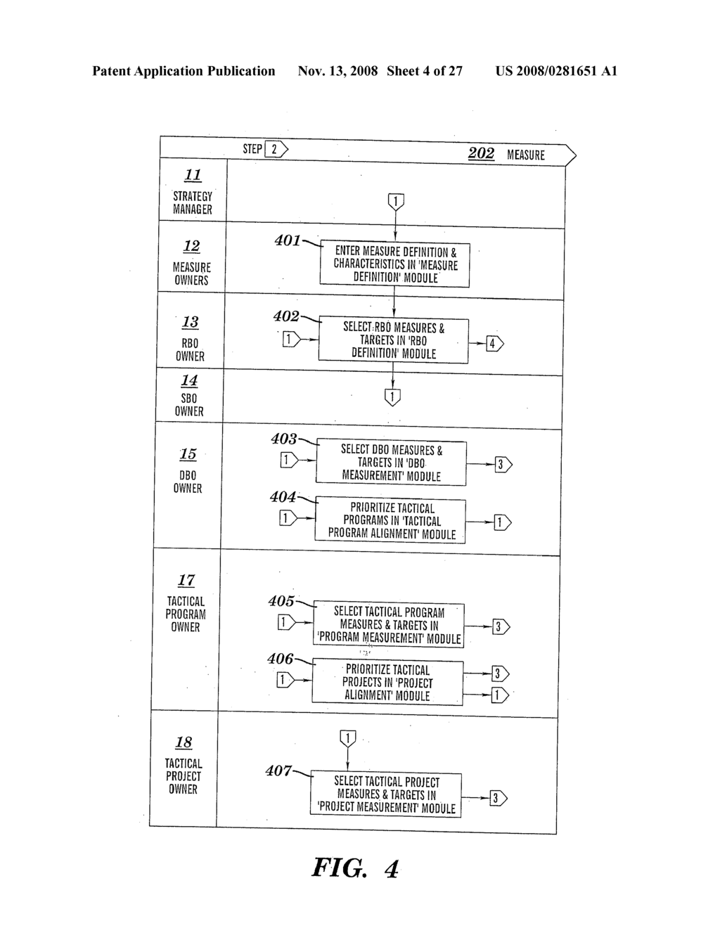 METHOD AND SYSTEM FOR MANAGING A STRATEGIC PLAN VIA DEFINING AND ALIGNING STRATEGIC PLAN ELEMENTS - diagram, schematic, and image 05