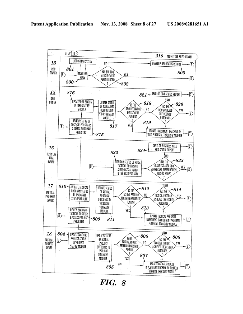 METHOD AND SYSTEM FOR MANAGING A STRATEGIC PLAN VIA DEFINING AND ALIGNING STRATEGIC PLAN ELEMENTS - diagram, schematic, and image 09