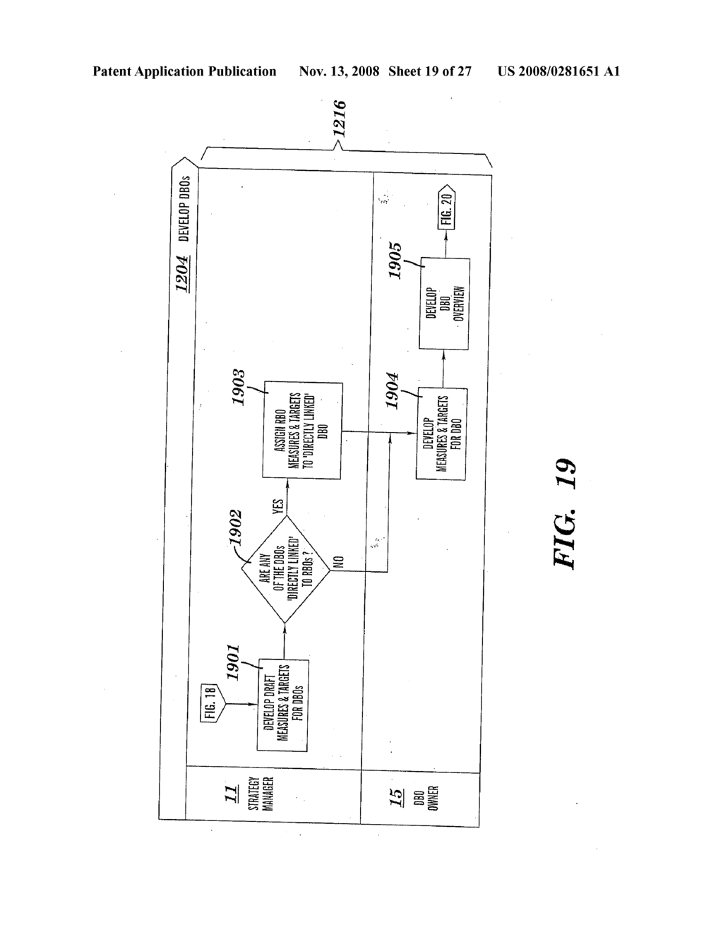 METHOD AND SYSTEM FOR MANAGING A STRATEGIC PLAN VIA DEFINING AND ALIGNING STRATEGIC PLAN ELEMENTS - diagram, schematic, and image 20