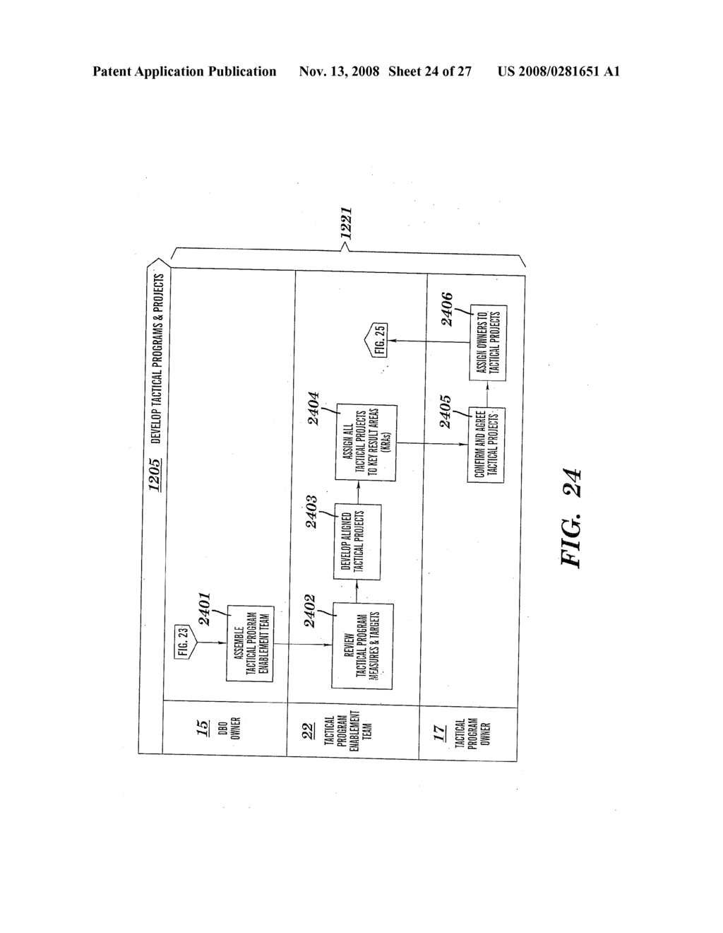 METHOD AND SYSTEM FOR MANAGING A STRATEGIC PLAN VIA DEFINING AND ALIGNING STRATEGIC PLAN ELEMENTS - diagram, schematic, and image 25