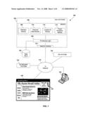 System and method of processing online advertisement selections diagram and image