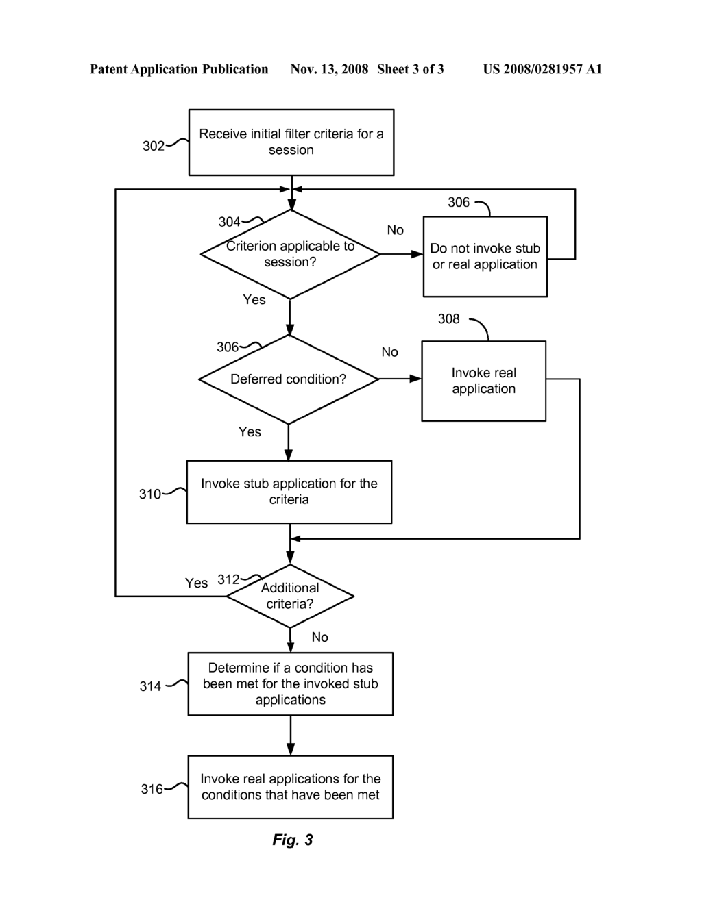 DEFERRED INVOCATION OF COMMUNICATION SERVICES - diagram, schematic, and image 04