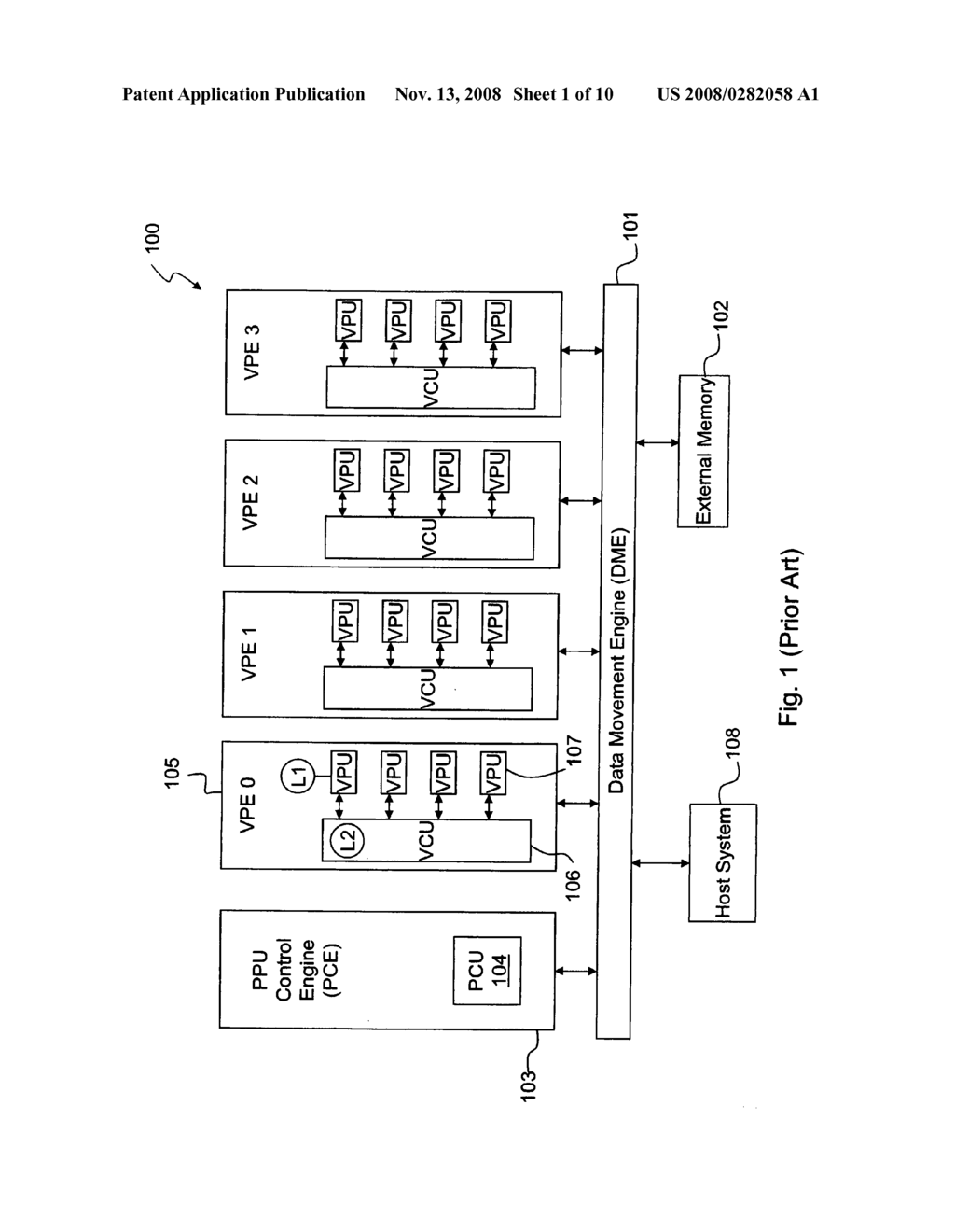 Message queuing system for parallel integrated circuit architecture and related method of operation - diagram, schematic, and image 02