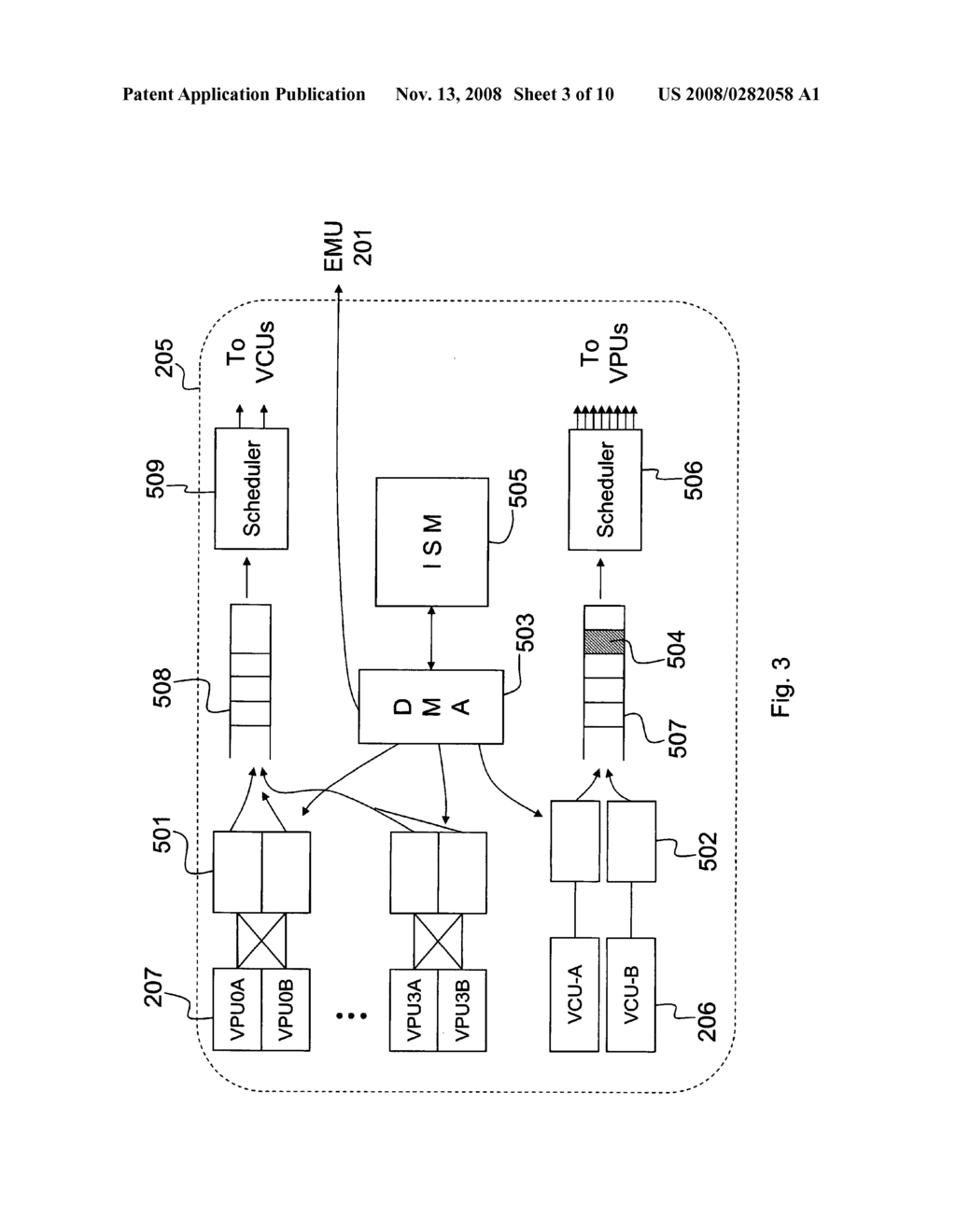 Message queuing system for parallel integrated circuit architecture and related method of operation - diagram, schematic, and image 04