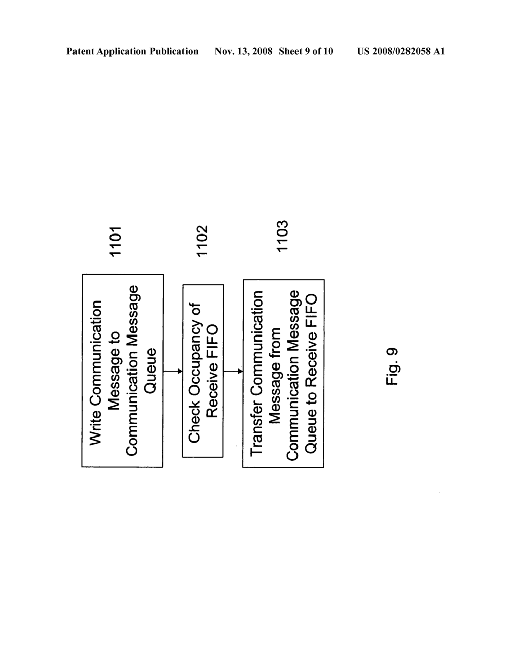 Message queuing system for parallel integrated circuit architecture and related method of operation - diagram, schematic, and image 10