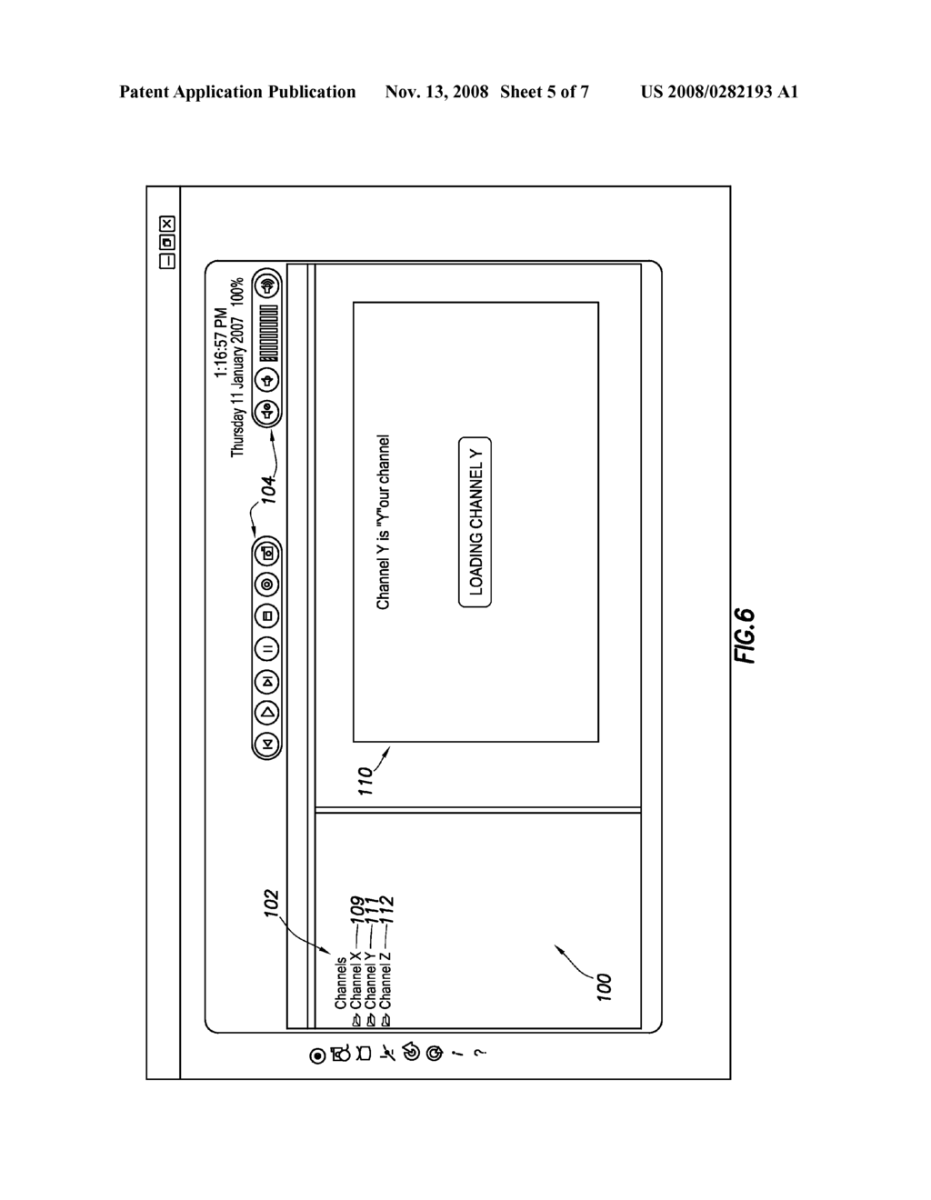 AUTOMATICALLY PLAYING A VIDEO CLIP ASSOCIATED WITH AN ICON THAT IS IN FOCUS - diagram, schematic, and image 06