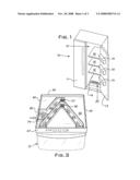 REFRIGERATOR DEFROSTING AND CHILLING COMPARTMENT diagram and image