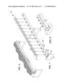 Snap lock separatory panel and retainer system diagram and image