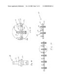 Snap lock separatory panel and retainer system diagram and image