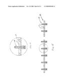 Snap lock separatory panel and retainer system diagram and image