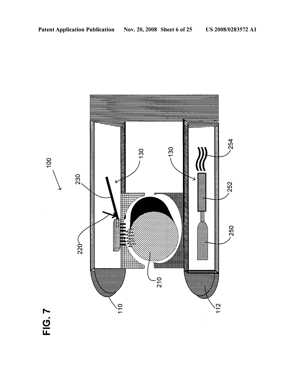 Surgical stapling instrument with chemical sealant - diagram, schematic, and image 07