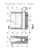 DEVICE FOR THE GENERATION OF A GAS CURTAIN FOR PLASMA-BASED EUV RADIATION SOURCES diagram and image