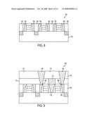 Variable resistance memory device having reduced bottom contact area and method of forming the same diagram and image