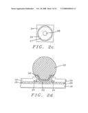 Reliable metal bumps on top of I/O pads after removal of test probe marks diagram and image